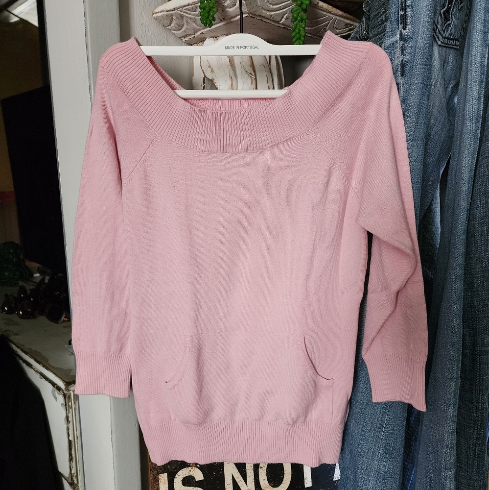 JJ Basics 3/4 Sleeve Sweater